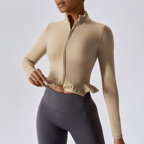 Pilates Peplum Jacket Top