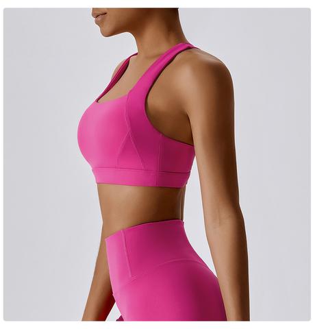 Buttery Soft Cross Back Sports Bra Top