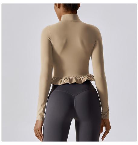 Pilates Peplum Jacket Top