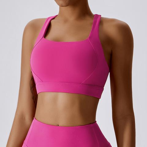 Buttery Soft Cross Back Sports Bra Top