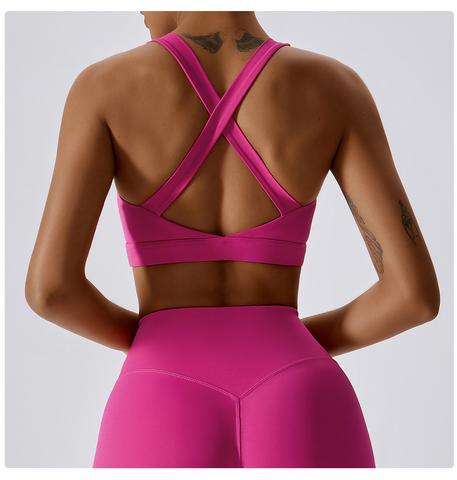 Buttery Soft Cross Back Sports Bra Top