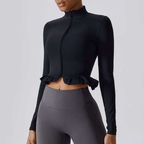 Pilates Peplum Jacket Top